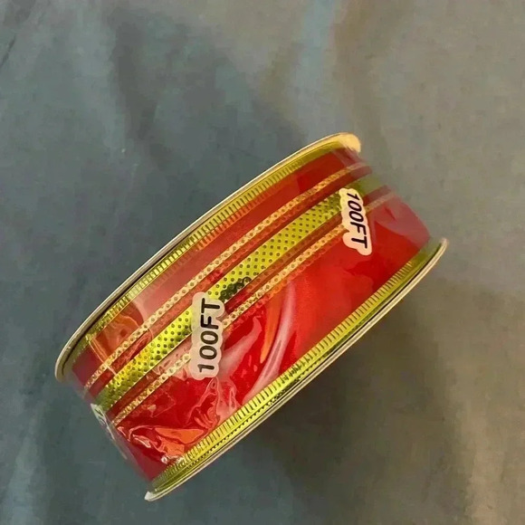 Holiday Ribbon 100’ New in packaging - Picture 2 of 2